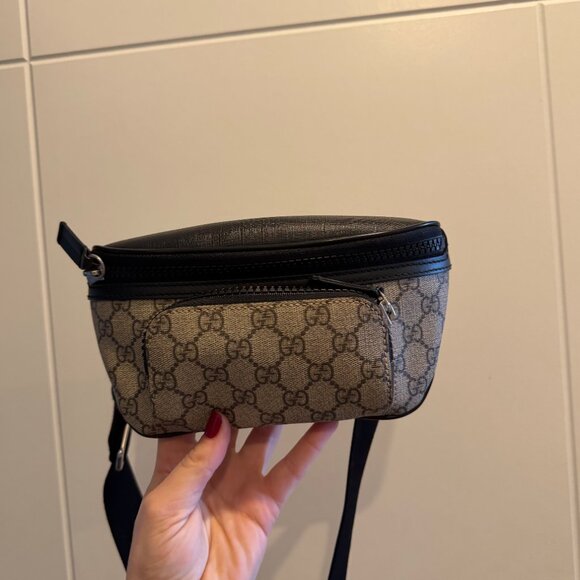 Gucci Black GG Supreme Canvas Eden Belt Bag - Picture 2 of 11